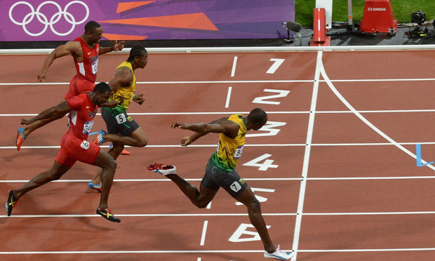 Usain Bolt wins