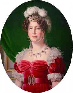 Maria Teresa Carlota. Retrato de Alexandre-François Caminade, 1827.