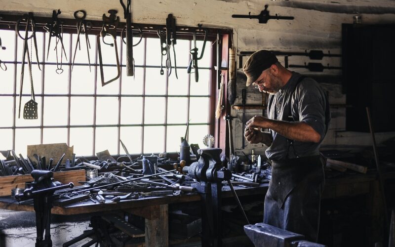 adult, artisan, tools