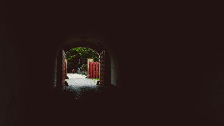 opened gate