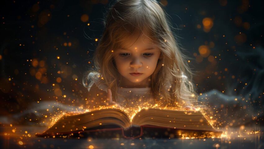 ai generated, little girl, child