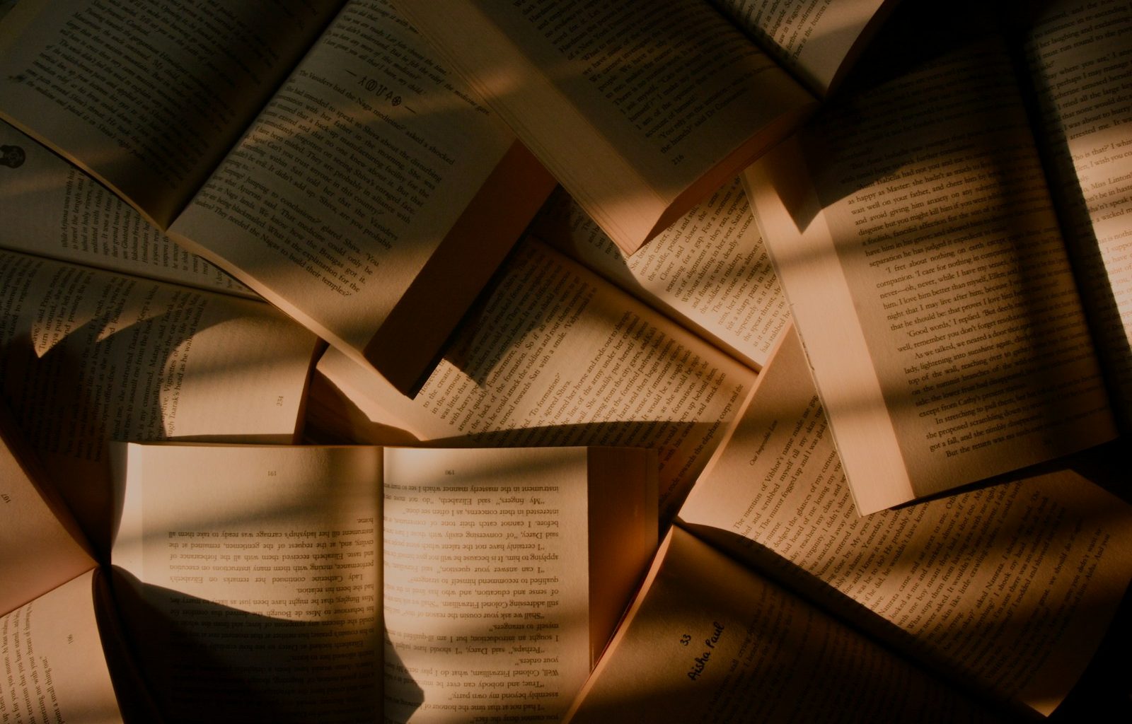 brown books closeup photography